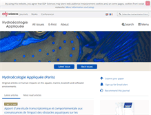 Tablet Screenshot of hydroecologie.org